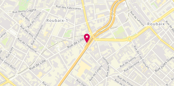 Plan de BENAHMED Nouara, 16 Boulevard du Général de Gaulle, 59100 Roubaix