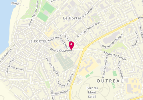 Plan de MAGRIT Stéphanie, 28 Rue d'Outreau, 62480 Le Portel