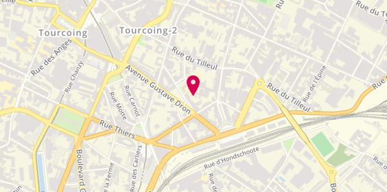 Plan de ROUSSEAUX Héléna, 15 Bis Rue Ferdinand Buisson, 59200 Tourcoing