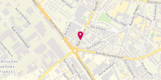 Plan de YAHDIH Djamila, 203 Rue de Paris, 59200 Tourcoing