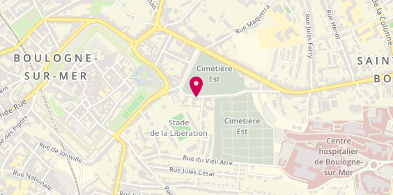 Plan de CARUDEL Catherine, 20 Rue de Dringhen, 62200 Boulogne-sur-Mer
