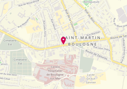 Plan de DEROME Inès, 263 Route de Saint Omer, 62280 Saint-Martin-Boulogne