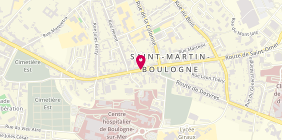 Plan de ANQUEZ Quentin, 194 Route de Saint Omer, 62280 Saint-Martin-Boulogne