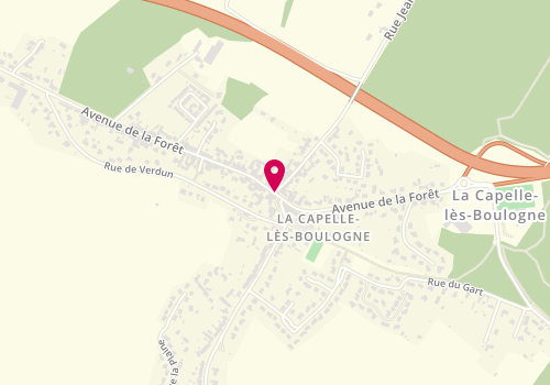 Plan de GRAVES Emmanuelle, 209 Bis Avenue de la Foret, 62360 La Capelle-lès-Boulogne