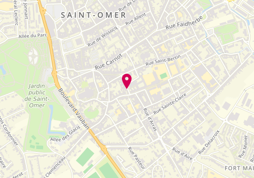 Plan de LIBESSART Valérie, 25 Rue du Lycee, 62500 Saint-Omer