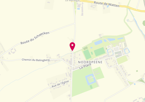 Plan de MESSIAEN Victorien, 542 Route de Saint Omer, 59670 Noordpeene