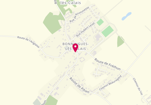Plan de DUFOSSE Emilie, 28 Rue du Village, 62340 Bonningues-lès-Calais