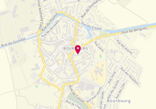 Plan de DUBERNARD Caroline, 16 Place du Marche Aux Chevaux, 59630 Bourbourg