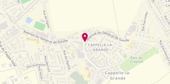 Plan de ARNOULD Christelle, 180 Avenue du Général de Gaulle, 59180 Cappelle-la-Grande