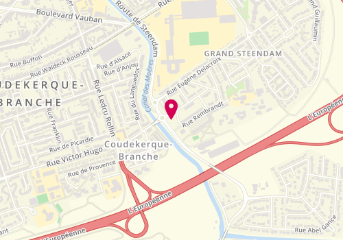 Plan de VANTHUYNE Stéphane, 77 Route de Steendam, 59210 Coudekerque-Branche