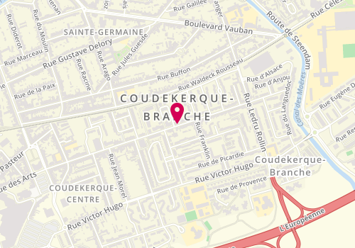Plan de NOE Etienne, 151 Rue Henri Ghesquière, 59210 Coudekerque-Branche