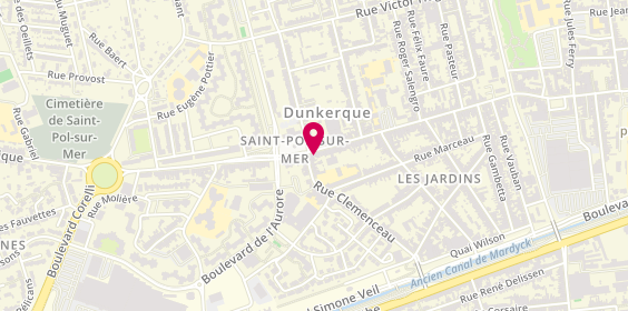 Plan de LENS Jérôme, 343 Rue de la Republique, 59430 Dunkerque