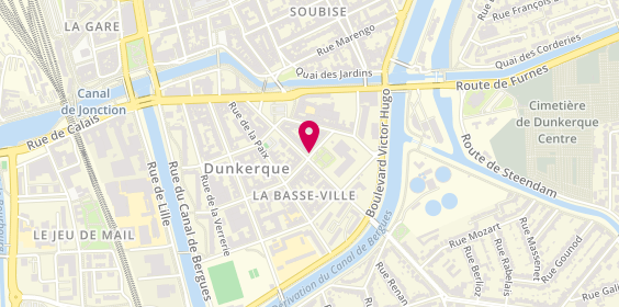 Plan de GOETGHEBEUR Nolwenn, 20 Rue de l'Abbé Choquet, 59140 Dunkerque