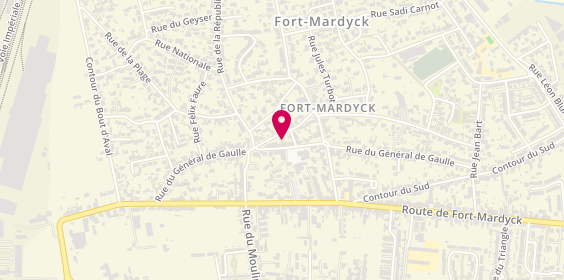 Plan de CADET Christophe, 74 Rue du General de Gaulle, 59430 Fort-Mardyck
