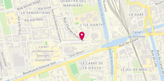 Plan de DESCAMPS Anne, 140 Rue de la République, 59430 Dunkerque