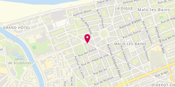 Plan de MILLOIS Magali, 52 Avenue Adolphe Geeraert, 59240 Dunkerque